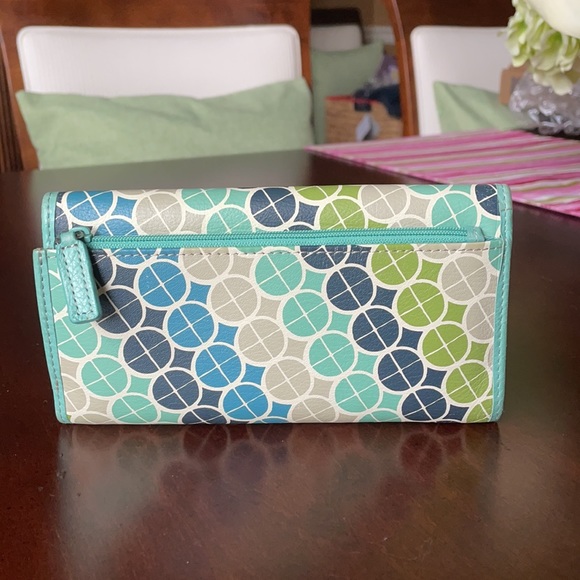 Fossil Blue-Toned Genuine Leather Wallet - Picture 2 of 7